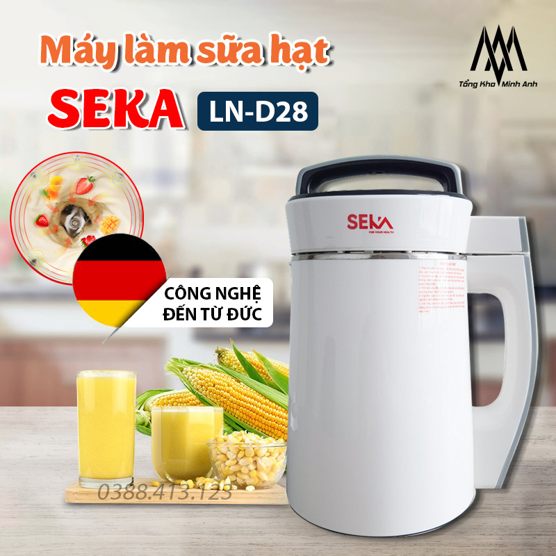 Máy Làm Sữa Hạt KAW, máy làm sữa hạt, máy làm sữa hạt tefal, máy làm sữa hạt ranbem 735h, Máy xay nấu đa năng kiêm nồi nấu cháo chậm công nghệ Đức, Dung tích 1.8L, Công suất 700w, Chất liệu thép không gỉ - Bảo hành 12 tháng