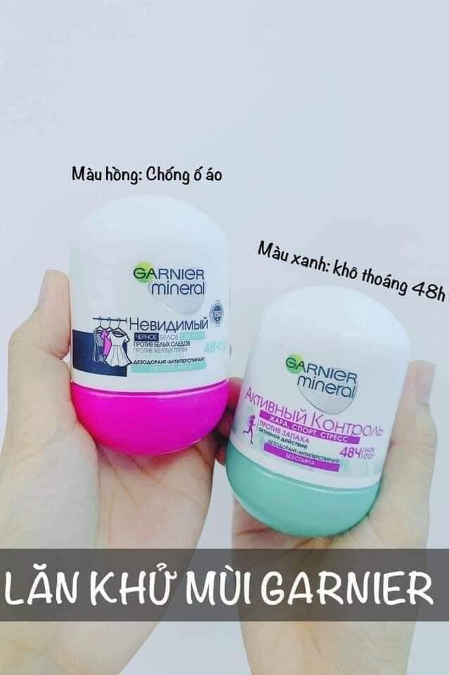 Lăn nách khử mùi hôi garnier của nga, bảo vệ cơ thể lên tới 48h