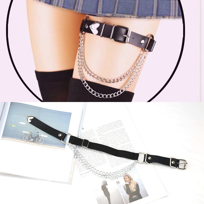 Choker da - Vòng cổ da - Garter da - Choker da đeo đùi