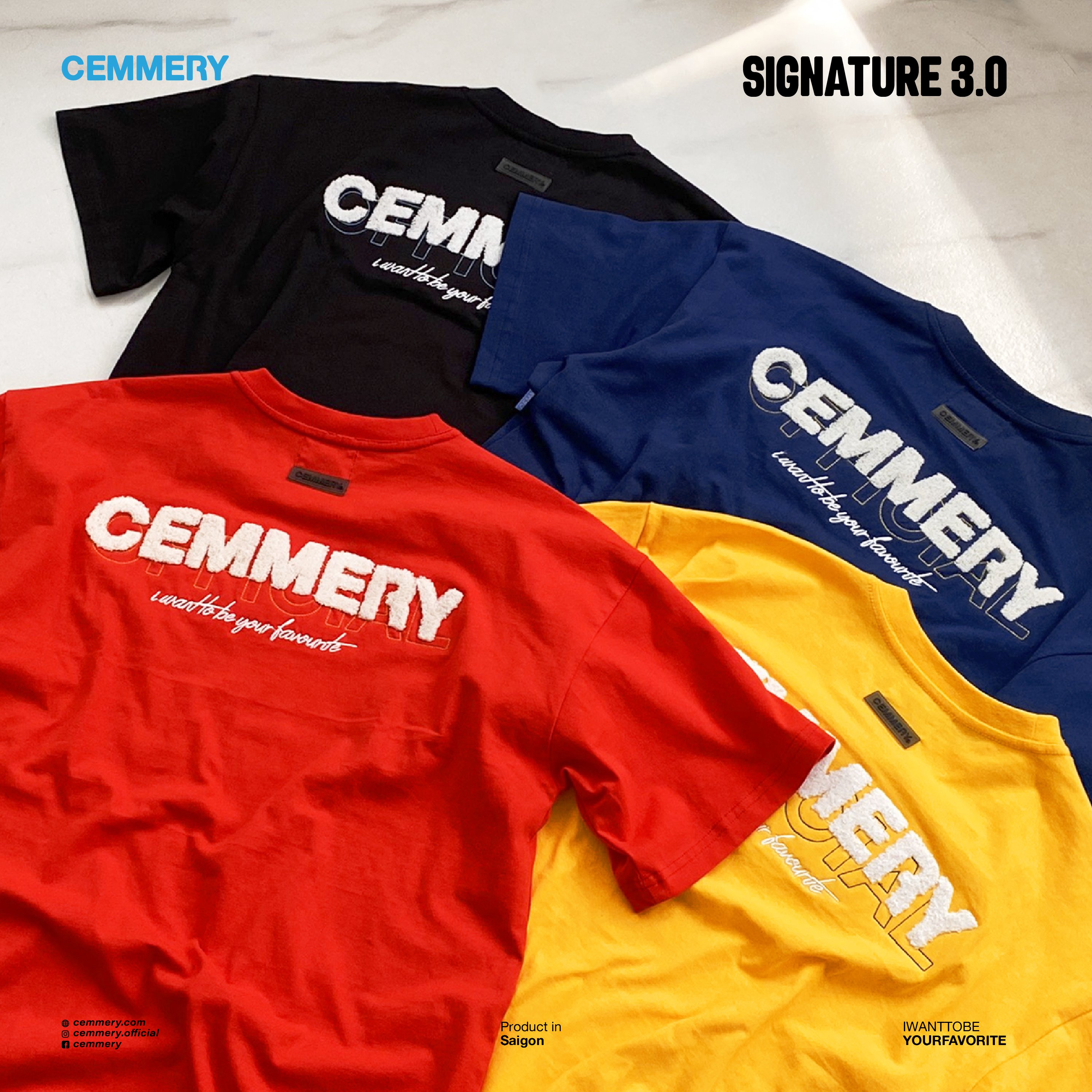 Áo thun localbrand cemmery "signature tee 3.0" # 4 color