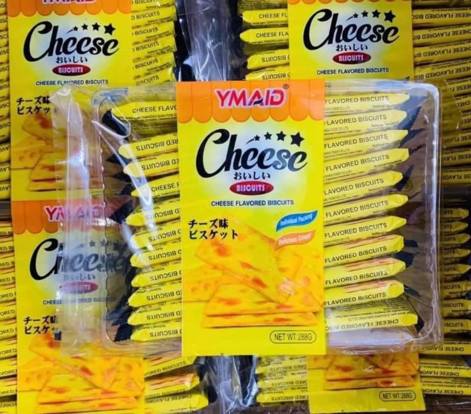 BÁNH QUY KEM YMAID VỊ PHÔ MAI GÓI 288G (HONGKONG)