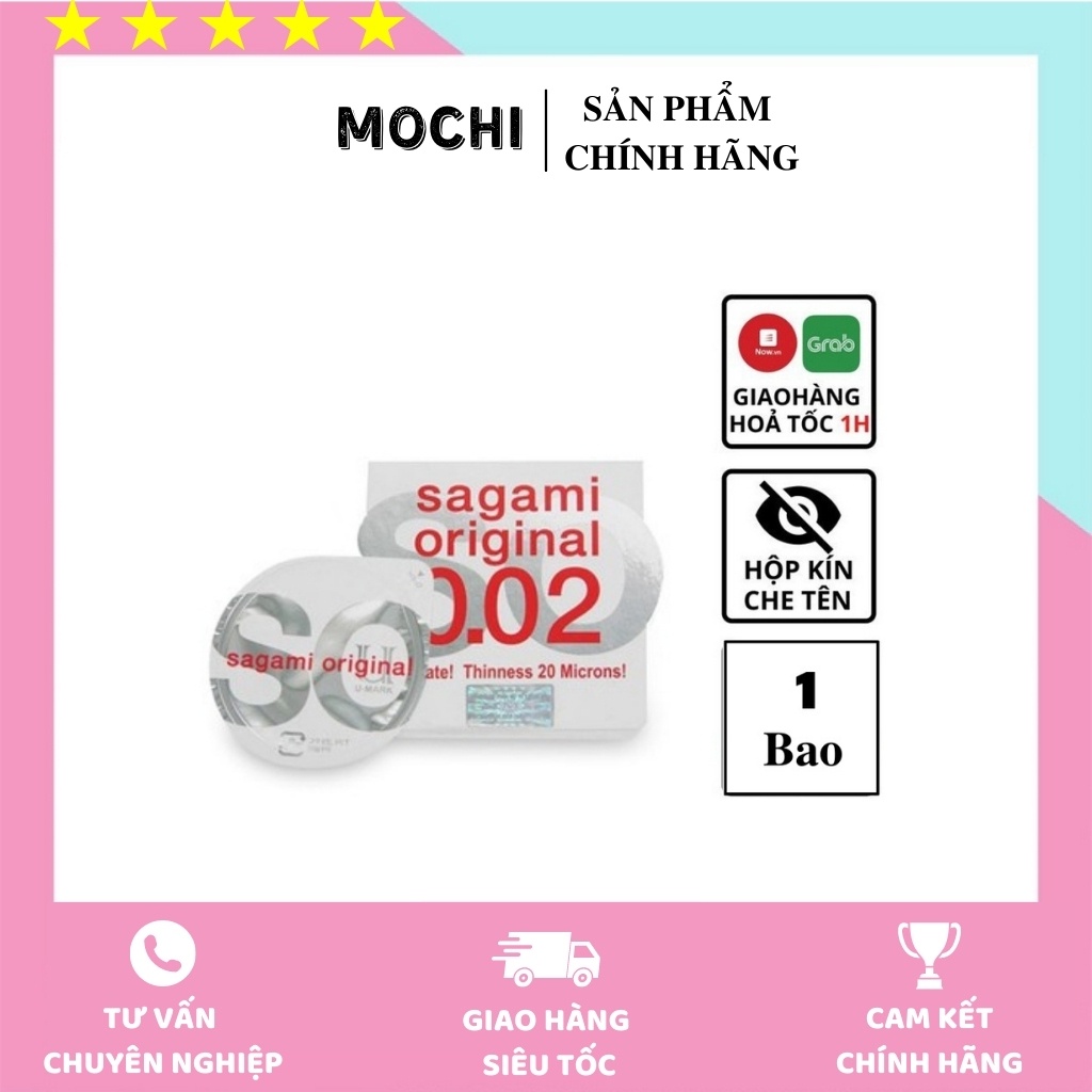 Bao cao su siêu mỏng sagami original 0.02 - nhật bản