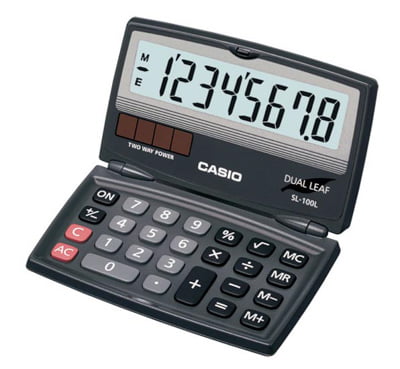 Máy tính casio sl-100l-w-dp