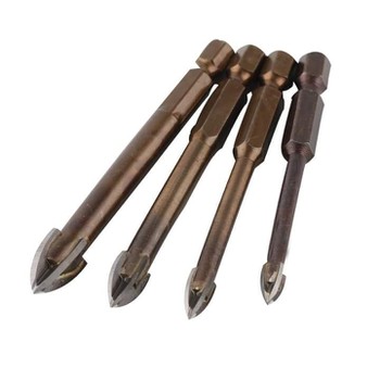 Mũi khoan đa năng loại 4 cạnh chuôi lục giác 6mm