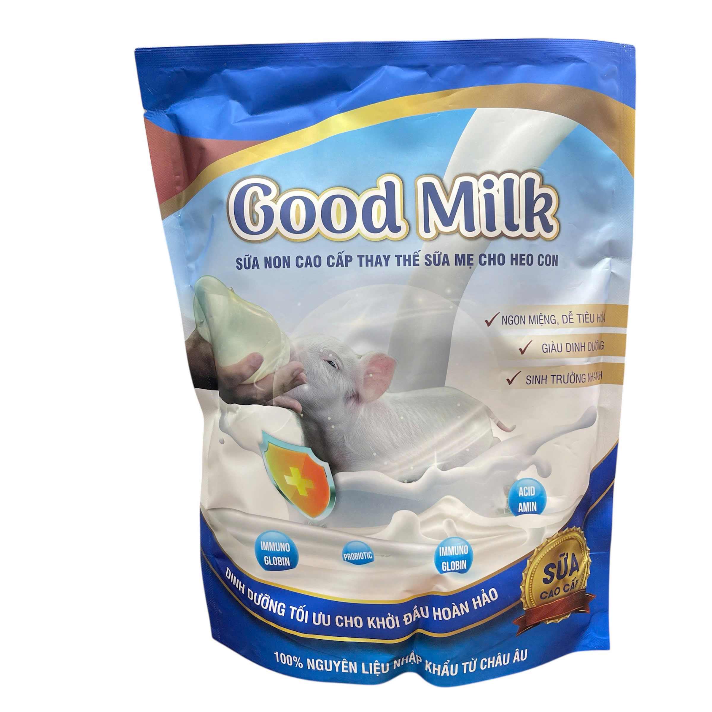 Good Milk Colostrum (1kg Package) Replaces Breast Milk for Pigs, Dogs, Cats, Calves, Lambs and Calves