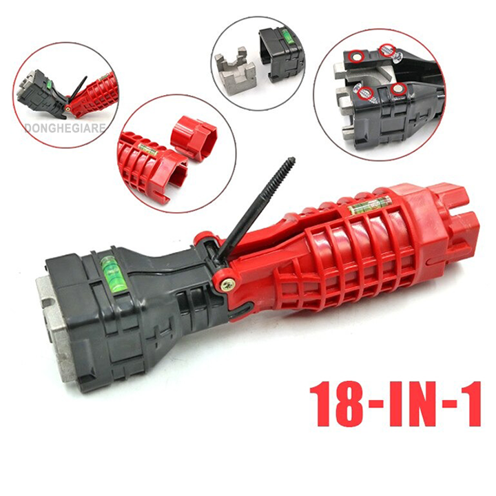 Cờ lê đa năng vặn sửa dây vòi ống cấp nước 18 trong 1