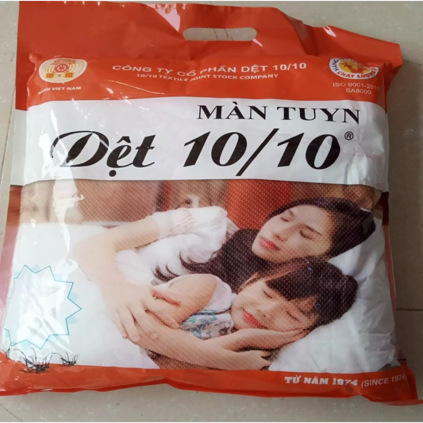 Màn tuyn chống muỗi cao cấp công ty cp dệt 10/10 1m8x2m