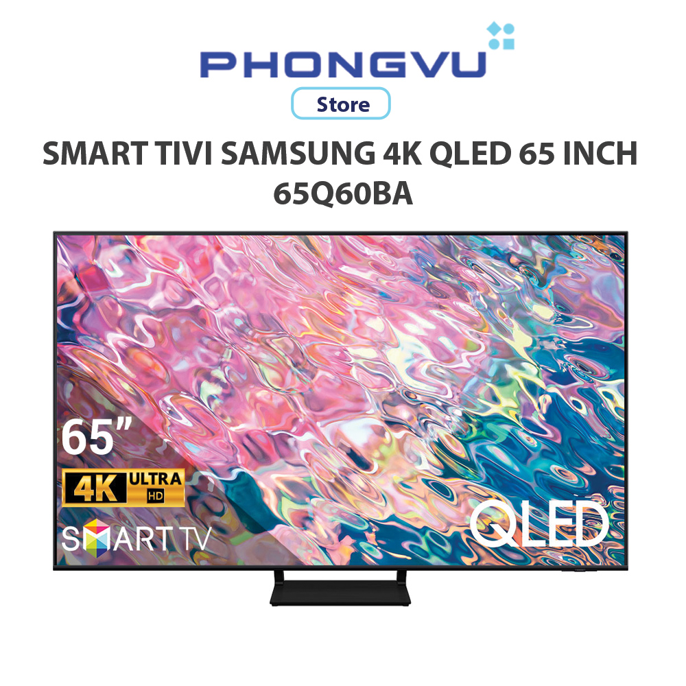 Smart tivi samsung 4k qled 65 inch 65q60ba - bảo hành 24 tháng