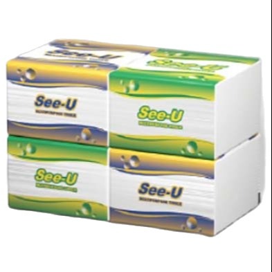Combo 4 gói khăn giấy đa năng see-u 2 lớp 200 tờ/gói