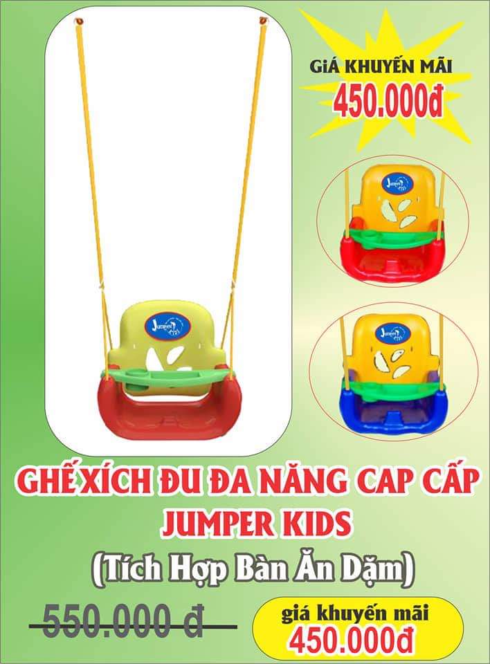 Ghế xích đu 𝐣𝐮𝐦𝐩𝐞𝐫 𝐤𝐢𝐝𝐬-ghế xích đu đa năng thiết kế bàn ăn dặm tiện lợi