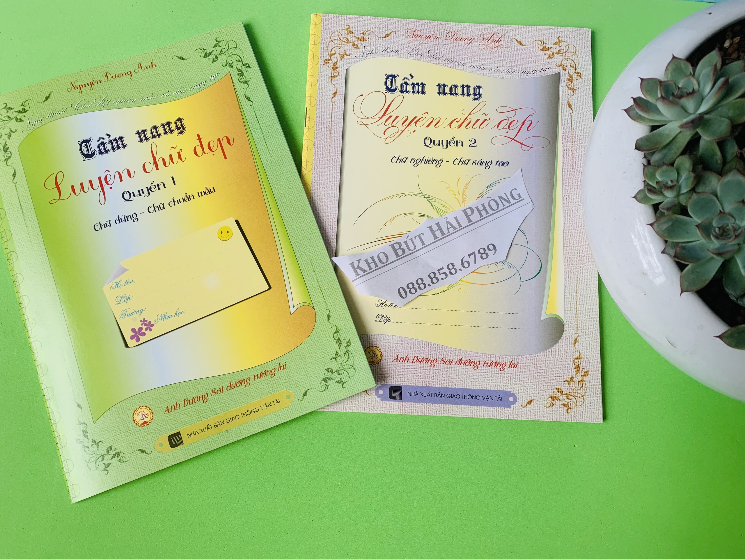 Bộ vở cẩm nang luyện chữ đẹp ánh dương
