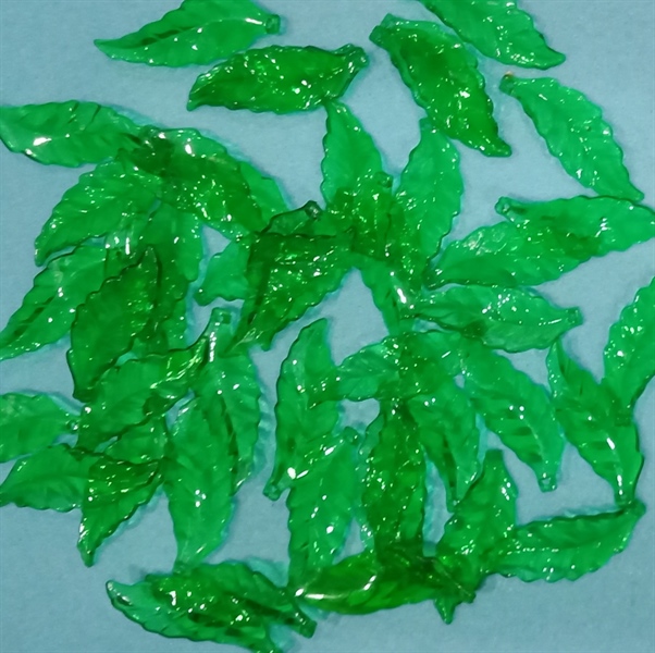 Lá xoắn pha lê làm lá hoa mai, hoa đào 100gam