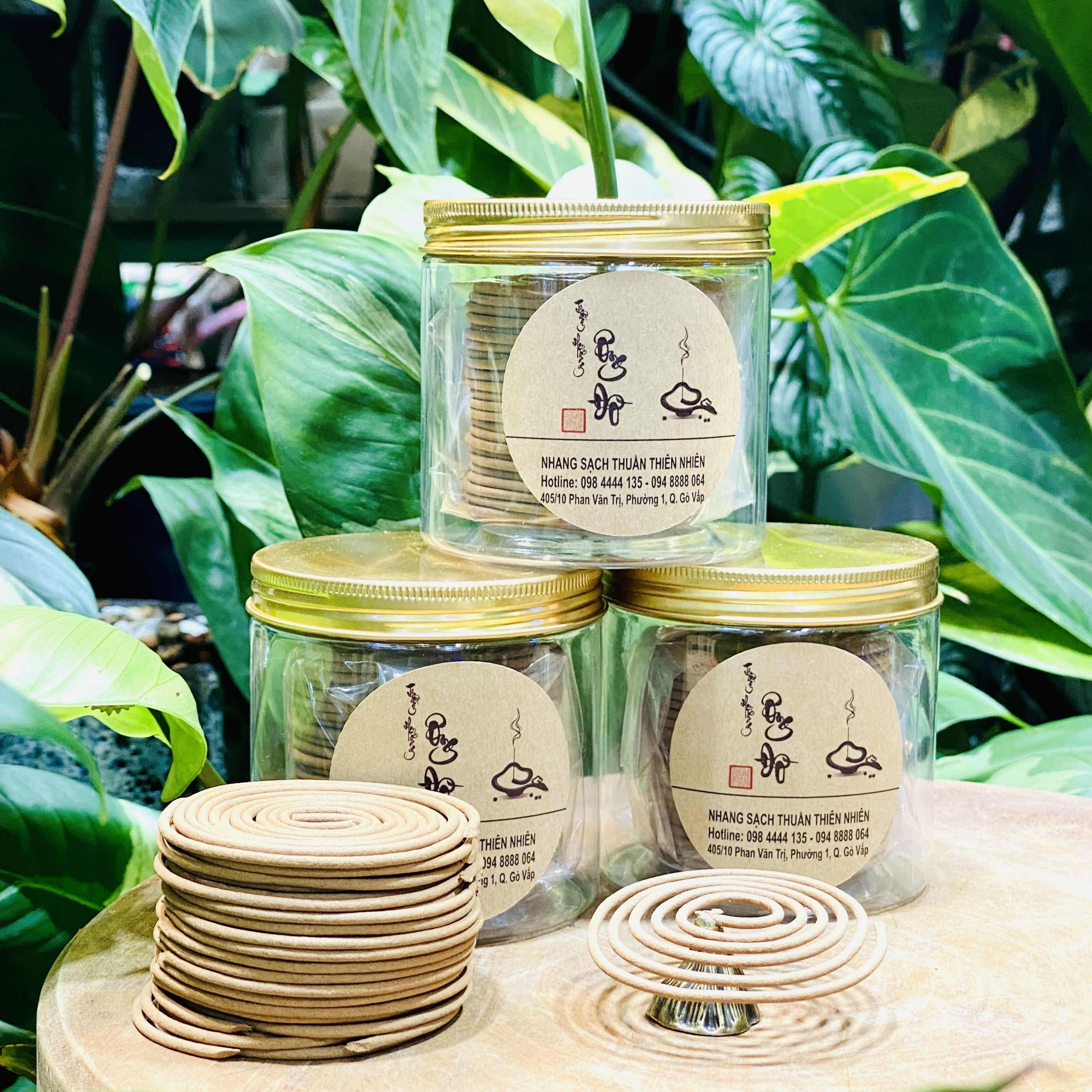 Nhang vòng trầm hương 4 giờ, loại lan tỏa, nhang sạch thuần thiên nhiên