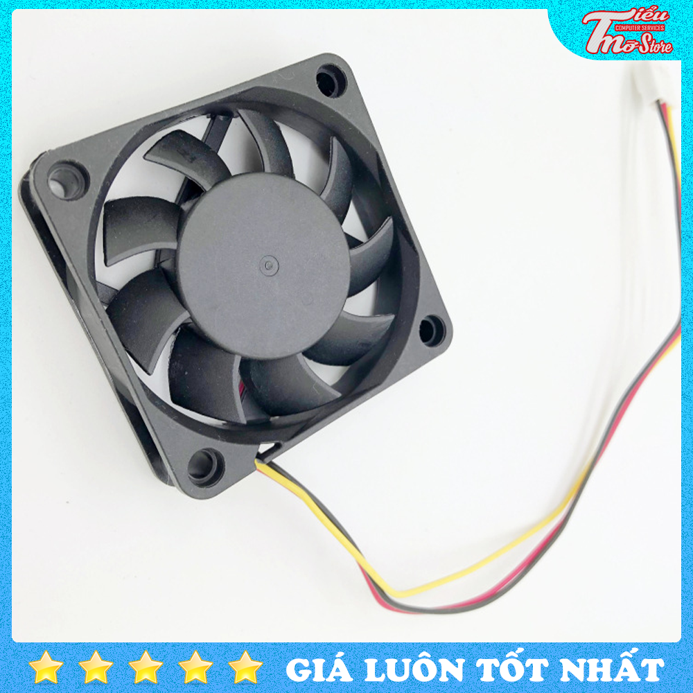 Quạt tản nhiệt 6cm 3pin 12v - fan máy tính 60x60x15mm