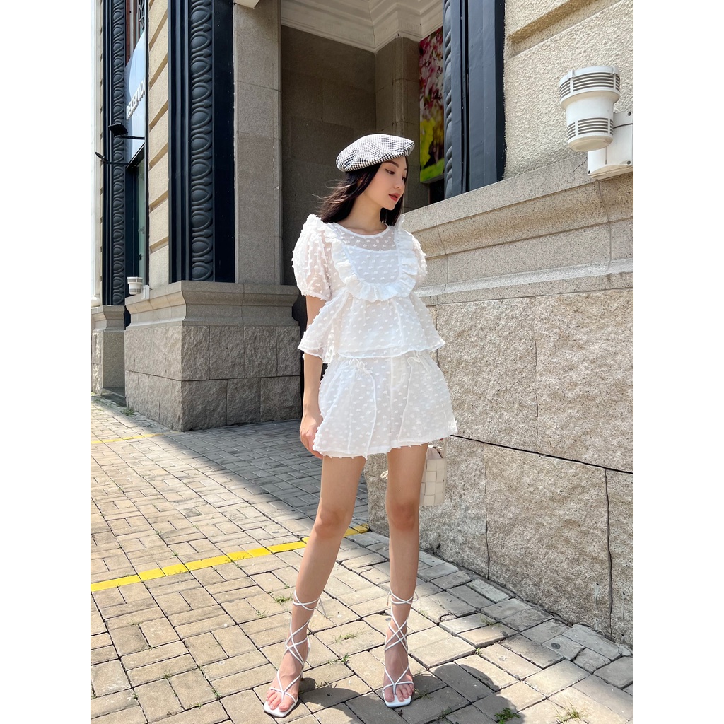 ✿ Somee studio ✿ Puffy blouse ✿ Áo baby doll tơ bông nổi