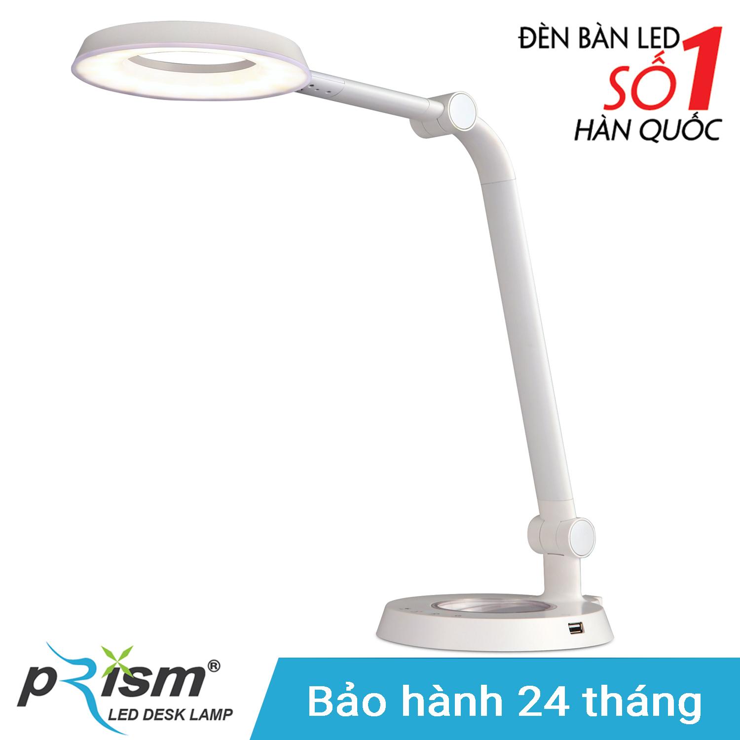 Đèn bàn học led prism hàn quốc 6300wh công suất 11w ánh sáng đổi màu chống cận bảo vệ mắt