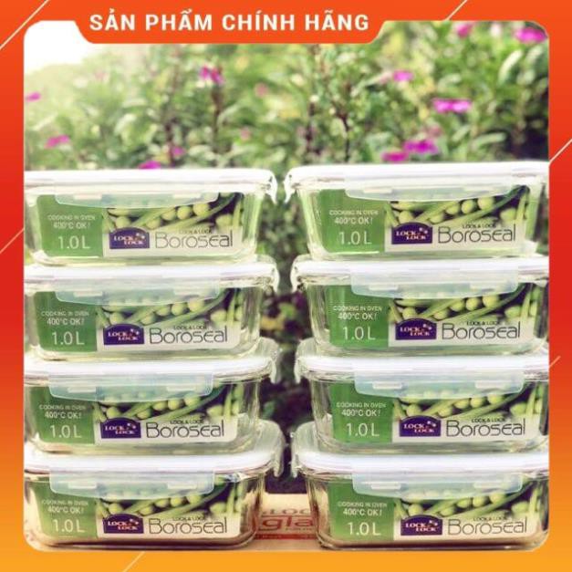 Hộp Đựng Thực Phẩm Thuỷ Tinh Lock & Lock 1000Ml, Hàng Chính Hãng