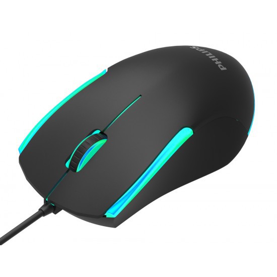 Chuột máy tính philips spk 9314 đen usb