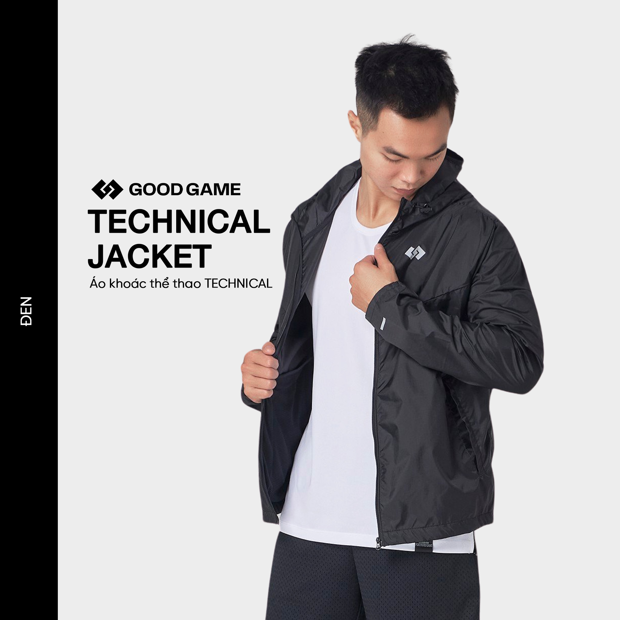 Áo khoác dù siêu nhẹ thoáng khí nhanh khô good game technical jacket