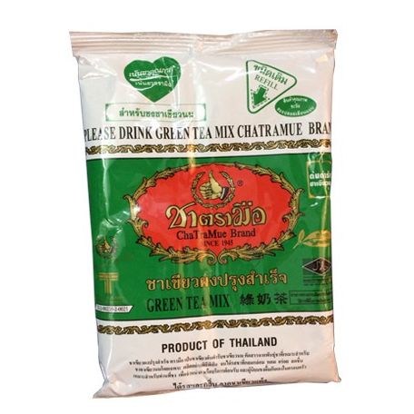 Bột Trà Sữa Green Tea Mix Chatramue Brand 200g