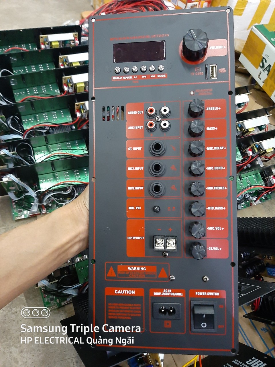 Bo mạch công suất loa kéo thế hệ mới V5.2 2021 New HP Electrical chip âm thanh thế hệ mới