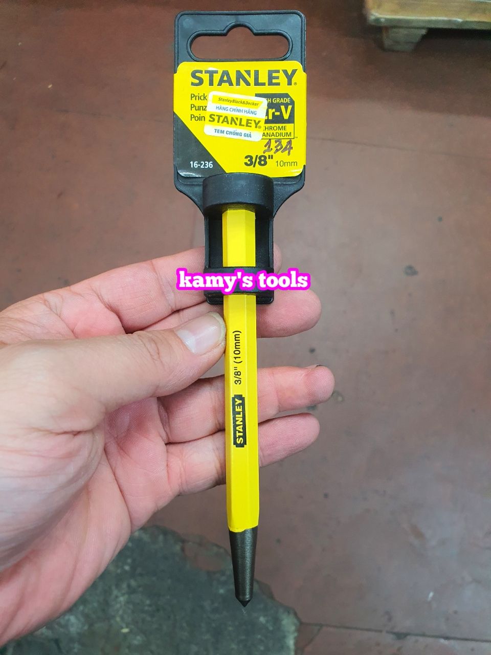 Đục lấy dấu 3/8 inch 10mm stanley 16-236