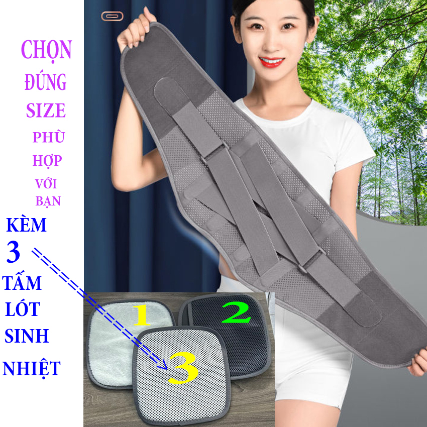 Đai thắt lưng bảo vệ cột sống chống đau lưng - đai lưng tập gym, bảo vệ cột sống hỗ trợ giảm đau lưng, bảo vệ cột sống thắt lưng và hỗ trợ giảm mỡ bụng