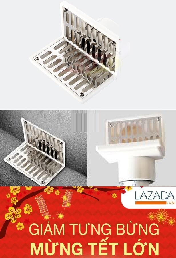 Phễu thoát nước vách tường Scupper Drain NX140-ABS