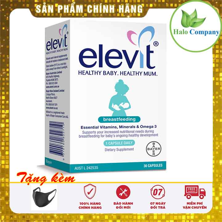 Bayer Elevit Breastfeeding Vitamin Tổng Hợp Sau Sinh 60v