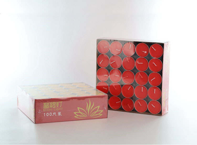 Nến bơ thực vật 100 viên cháy 1h, 2h,3h - nến cao cấp cúng phật, đồ thờ cúng - nến tealight sáp bơ