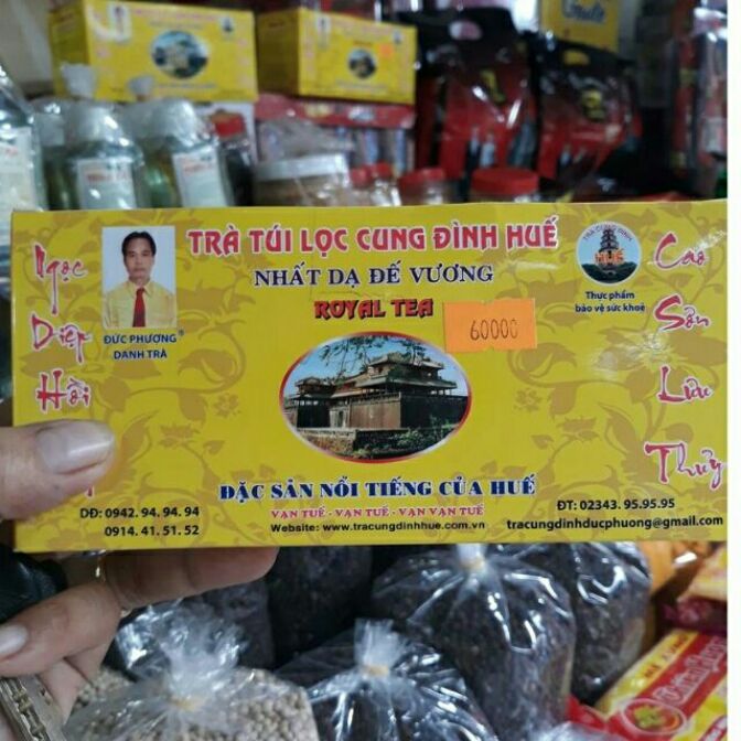 Trà cung đình túi lọc Đức Phượng Huế