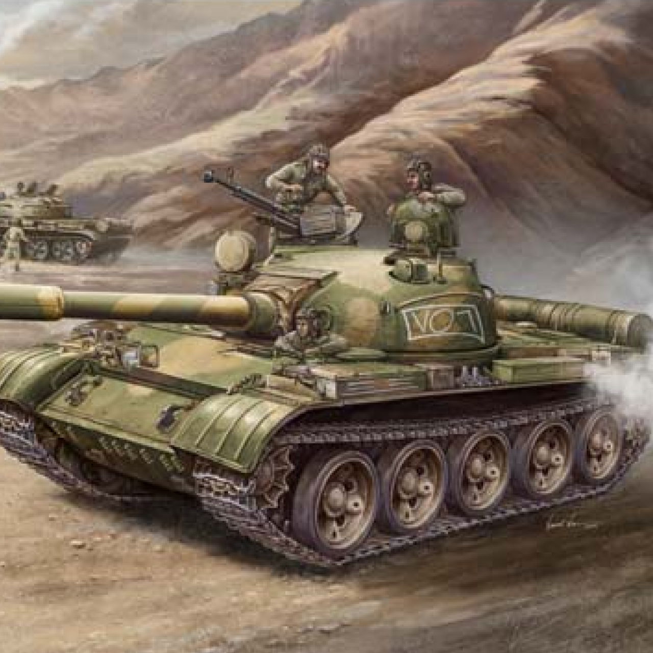 TRUMPETER Bộ kit mô hình xe tăng T62 mod 1972 Tỷ lệ 1 35 Mô hình Quân sự