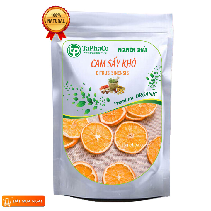 Cam thái lát sấy khô 500g, Cam sấy khô