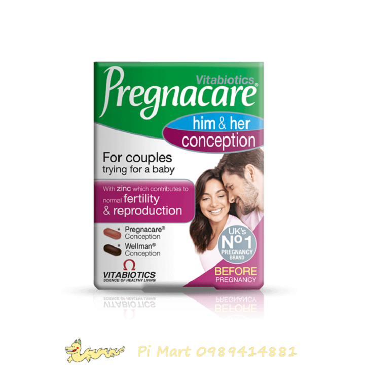 Viên uống tăng khả năng thụ thai Pregnacare Him and Her Conception