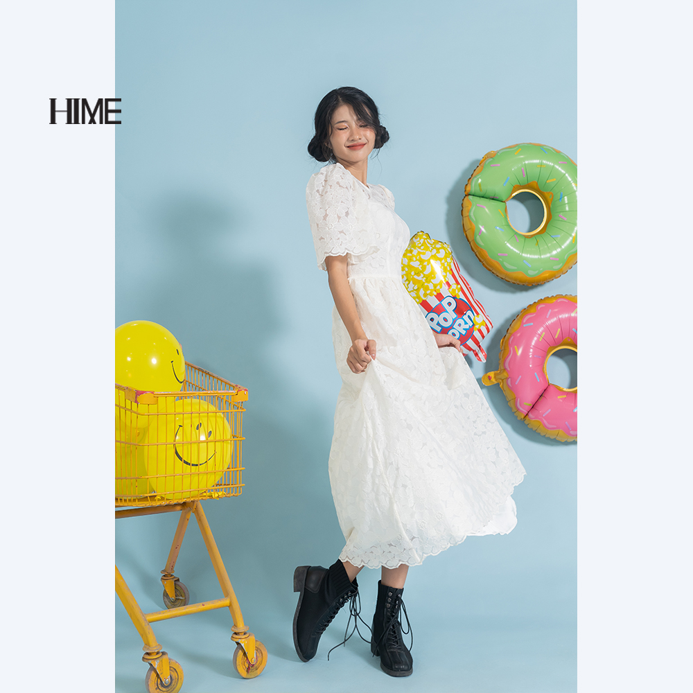 Váy hime thiết kế ren cao cấp h059