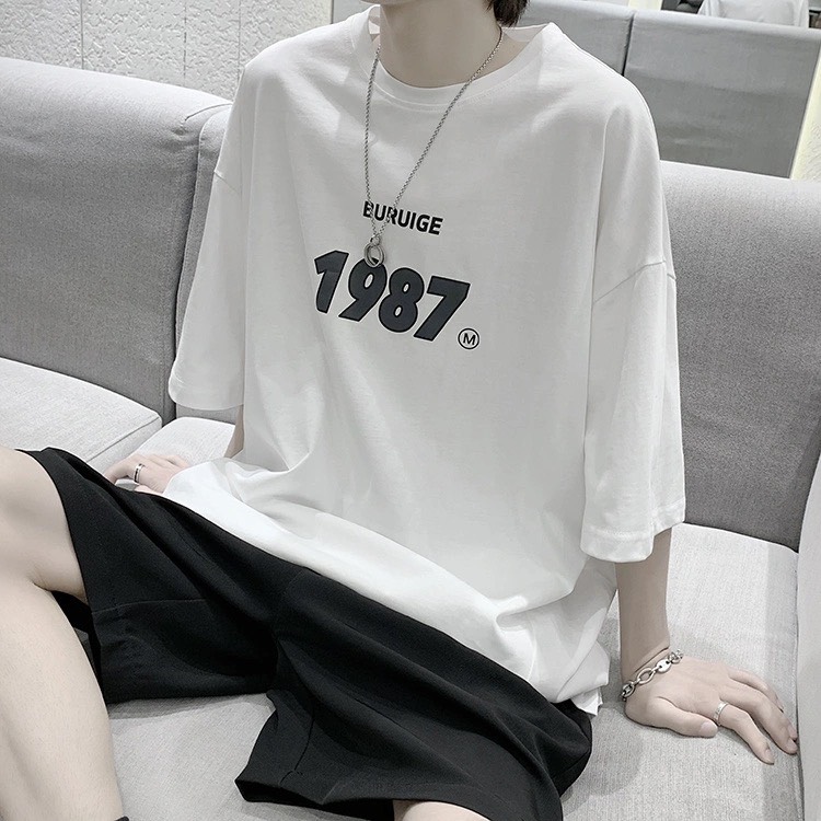 Áo Thun Nam Nữ Unisex Thập Niên Tám Mươi Trắng Đen Thun 4 chiều Form rộng Tay lỡ Freesize Oversize shop Cupiditism chuyên Thời trang Cao Cấp Balo Áo phông Tee học sinh Đẹp Độc Lạ