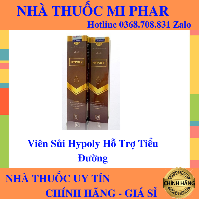 Hypoly - viên sủi hỗ trợ cải thiện đái tháo đường - viên sủi tiểu đường hypoly chính hãng - trung sơn 1