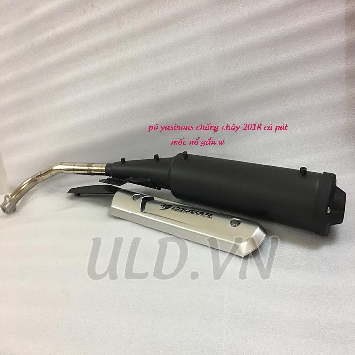 Pô sirius 2018 sơn chống cháy mốc nổ gắn wave|pô xe máy