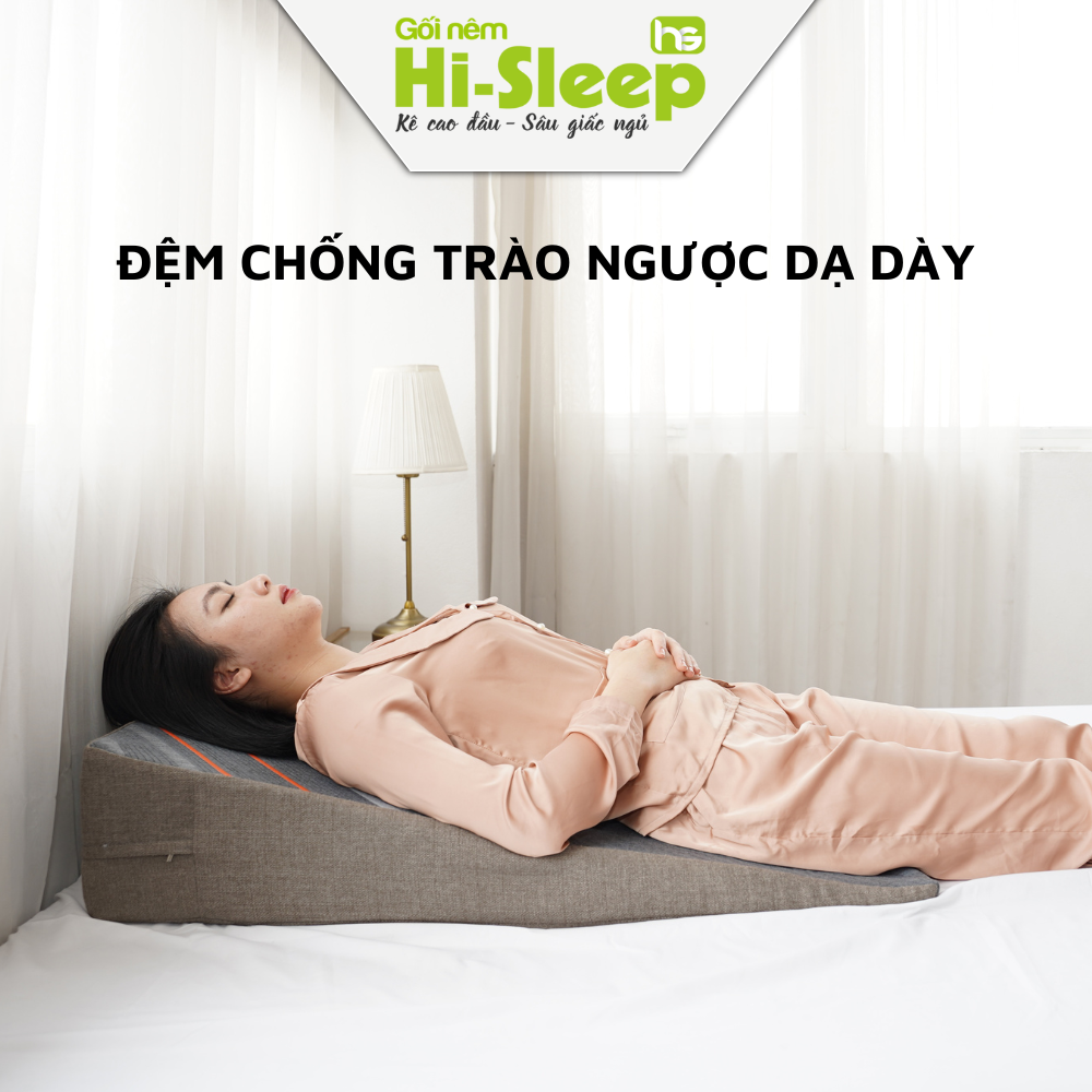 Gối Chống Trào Ngược Dạ Dày Người Lớn Hi-Sleep | Dùng Thử 30 Ngày - Bảo Hành 12 Tháng - Free Ship Toàn Quốc