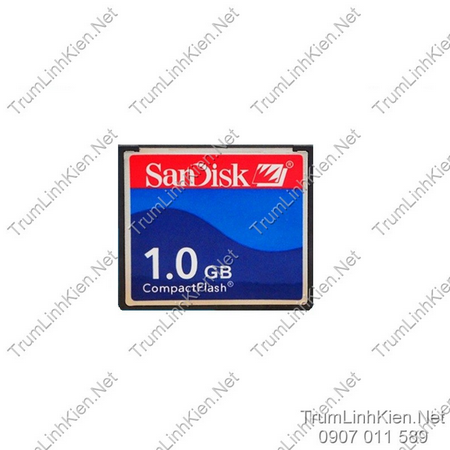 Thẻ nhớ cf 1gb sandisk cho máy cnc - máy công nghiệp