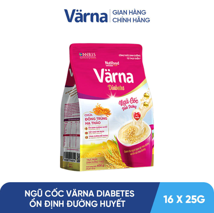 [DEAL SỐC GIFT] Ngũ cốc dinh dưỡng Värna Diabetes - Ổn định đường huyết - Varna