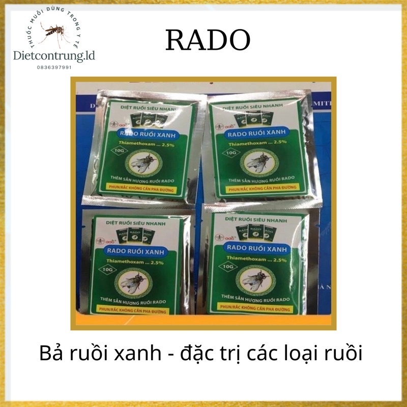 [ siêu phẩm diệt ruồi rado - gói 20g ]