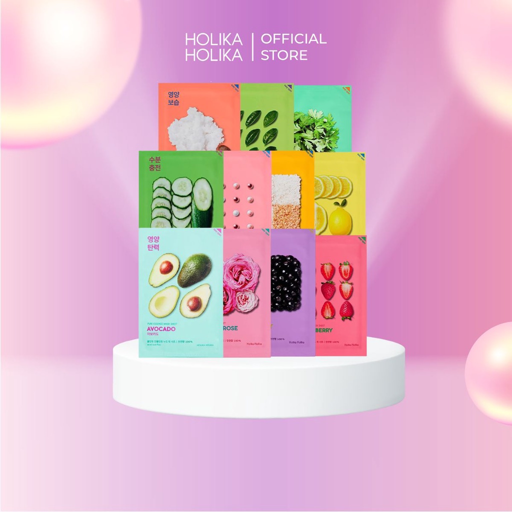 Mặt Nạ Dưỡng Da Cấp Ẩm Hàn Quốc Holika Holika Chiết Xuất Tự Nhiên Nhiều Dưỡng Chất Thẩm Thấu Nhanh Cho Làn Da Căng Bóng 23ml