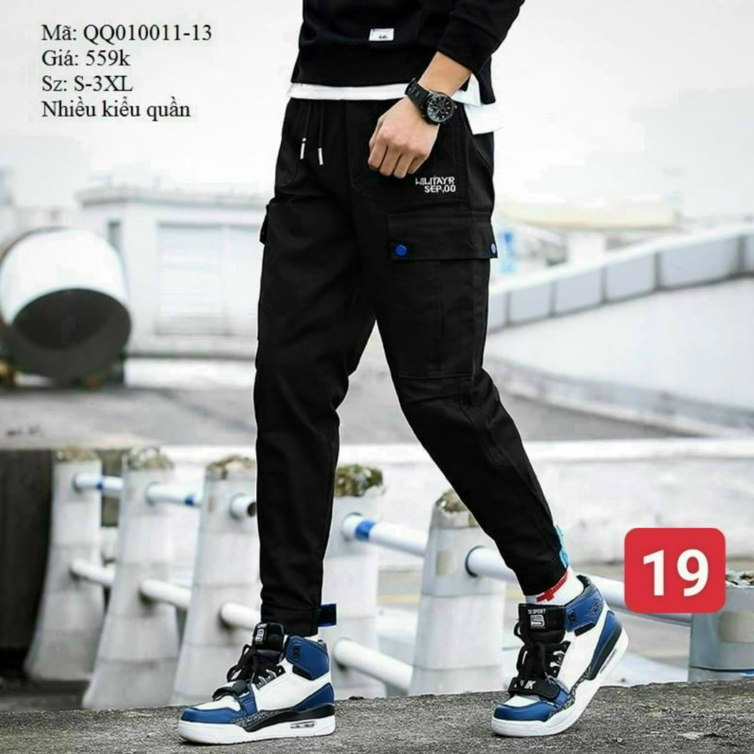 Quần jogger kaki nam -quần jogger kaki nam túi hộp cực chất ,cool ngầu, cá tính -quần kaki nam ống bó thời trang cao cấp QUYNH_STORE97 JH19