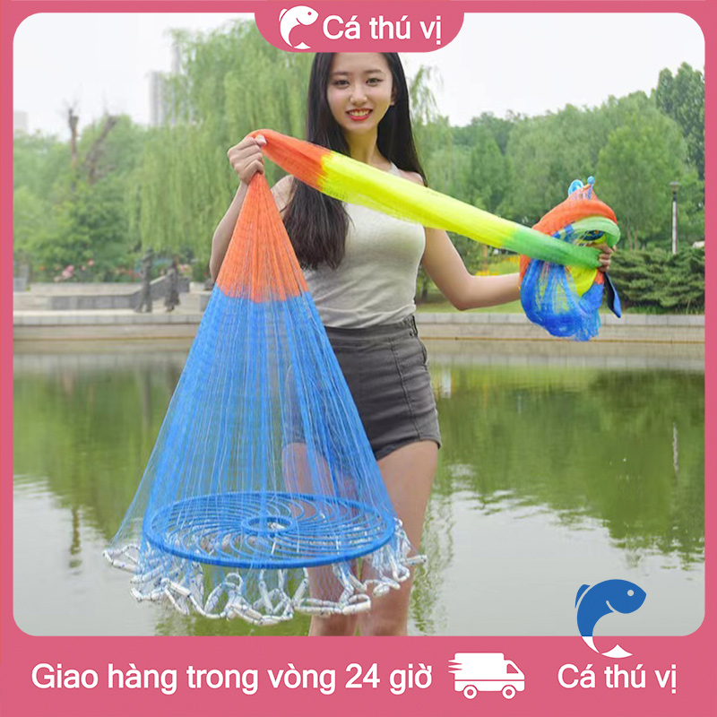 4.2M fristway hướng dẫn sử dụng lưới, đường kính 420CM, cầu vồng lưới, lưới đánh cá mới, lưới đánh cá phù hợp với lưới đánh cá, dụng cụ câu cá thuận tiện sử dụng lưới đánh cá, lưới kéo dài, lưới đánh cá đẹp