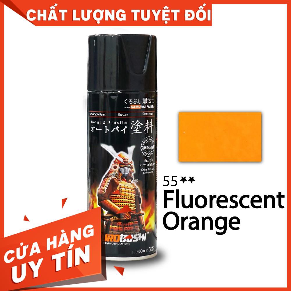 Sơn samurai kurobushi bánh xe hợp kim màu cam huỳnh quang
