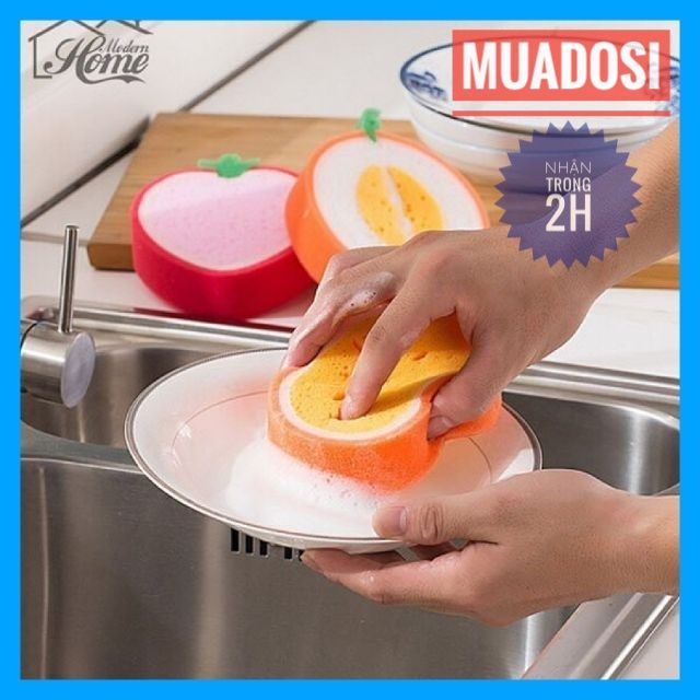 Miếng Rửa Chén Bát Hình Trái Cây Ngộ Nghĩnh