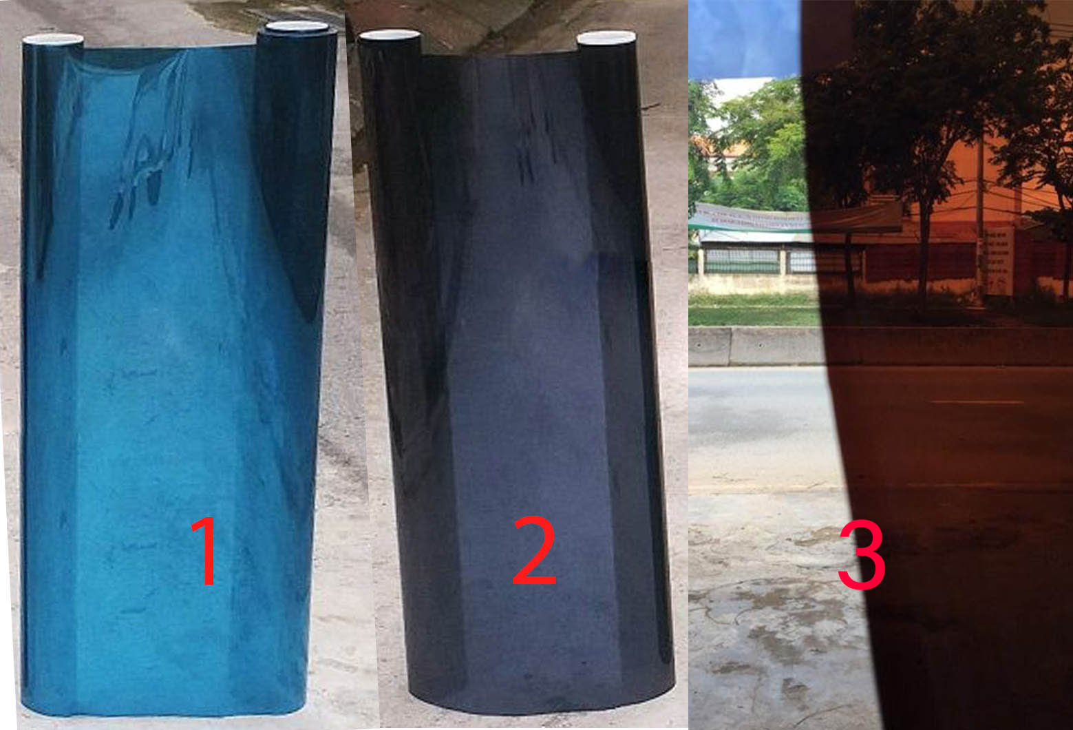 Dán kính chống nắng, phim cách nhiệt cửa kính, phim cách nhiệt ô tô, khổ 1m