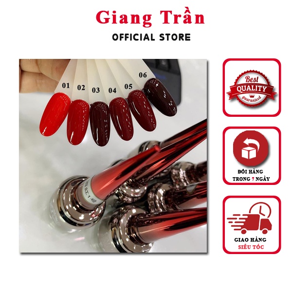 Sơn gel Mxbon tone đỏ cực quyến rũ cho phái đẹp