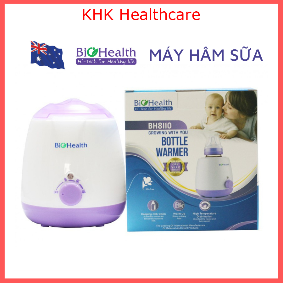 Máy hâm sữa và thức ăn cho bé Biohealth BH8110 công suất 150W KHK Healthcare